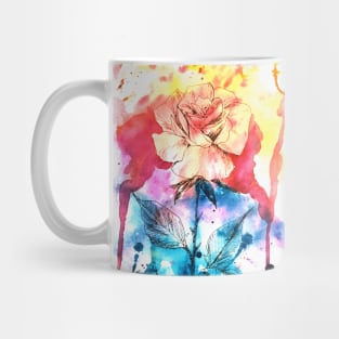 rose watercolor flovers Mug